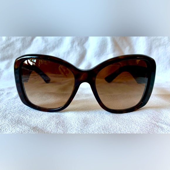 New Prada SPR 32P 2AU-6S1 Tortoise Frame Sunglasses Brown Lenses 57mm with case - Picture 1 of 7